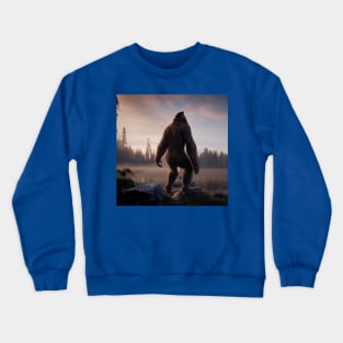 Sasquatch in Nature Crewneck Sweatshirt